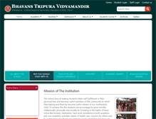 Tablet Screenshot of bhavanstripura.in